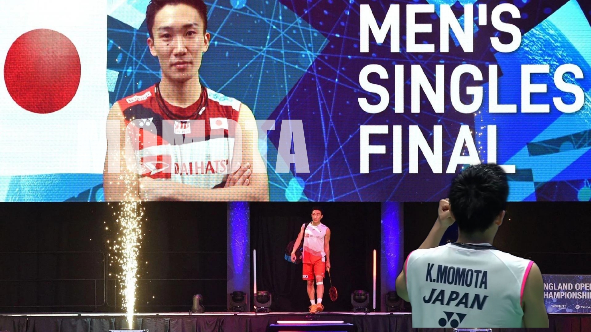 日本队碾压韩国队,桃田贤斗统治全场 日本队碾压韩国队,桃田贤斗统治全场